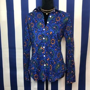 J.Crew floral print button down.